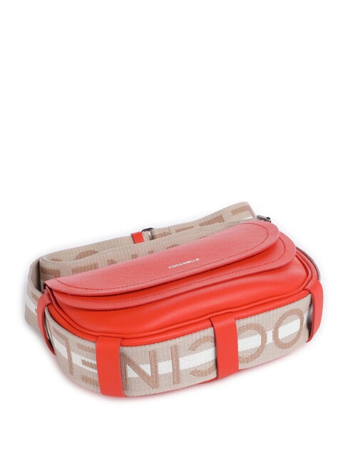 RAQUEL S Mini-Umh&auml;ngetasche aus Leder Gazpacho - Damentaschen