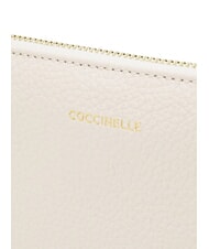 COCCINELLE ALIAS Clutch aus Leder Weiß - Damentaschen - 3