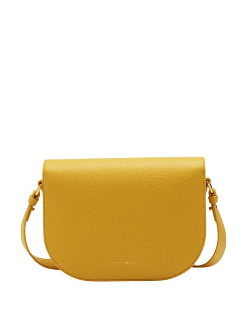 DEW Umhängetasche aus gehämmertem Leder sonnig - Damentaschen