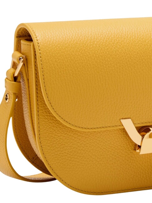 DEW Umhängetasche aus gehämmertem Leder sonnig - Damentaschen