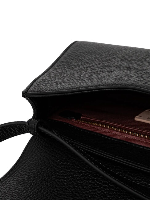 DEW Umhängetasche aus Leder Schwarz - Damentaschen