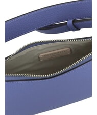 COCCINELLE MERVEILLE Schultertasche aus strukturiertem Leder Blau - Damentaschen - 4