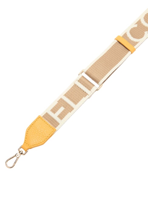 TEBE Schultertasche aus strukturiertem Leder sonnig - Damentaschen