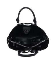 COCCINELLE FLORES Mittelgro&szlig;e Tote Bag aus geh&auml;mmertem Leder Schwarz - Damentaschen - 6