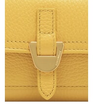 COCCINELLE CAMPUS Kompakte Brieftasche aus gehämmertem Leder sonnig - Brieftaschen Damen - 3