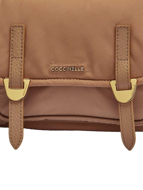 CAMPUS PUFFY NY Umh&auml;ngetasche aus Nylon und Leder H&auml;ute - Damentaschen