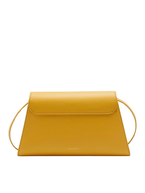 DEW Mittelgro&szlig;e Umh&auml;ngetasche aus geh&auml;mmertem Leder sonnig - Damentaschen