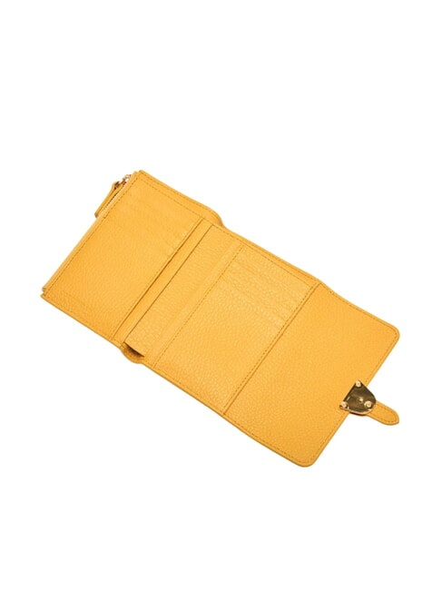 CAMPUS Mittelgroße Brieftasche aus gehämmertem Leder sonnig - Brieftaschen Damen