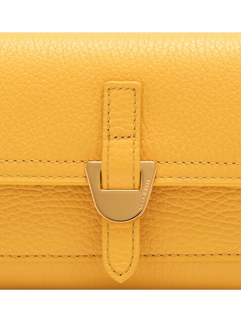 CAMPUS Mittelgroße Brieftasche aus gehämmertem Leder sonnig - Brieftaschen Damen