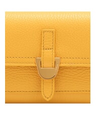 COCCINELLE CAMPUS Mittelgroße Brieftasche aus gehämmertem Leder sonnig - Brieftaschen Damen - 3