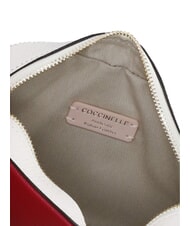 COCCINELLE TEBE TRICOLOR Mini-Umh&auml;ngetasche aus geh&auml;mmertem Leder sangr/blan/azul - Damentaschen - 5