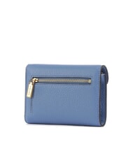 COCCINELLE BEAT SOFT Mittelgroße Brieftasche aus gehämmertem Leder Blau - Brieftaschen Damen - 3