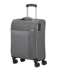 AMERICAN TOURISTER FUN CRUISE Set mit 3 Trolleys: Kabine+mittel, groß exp grau/orange - Trolleyset - 3