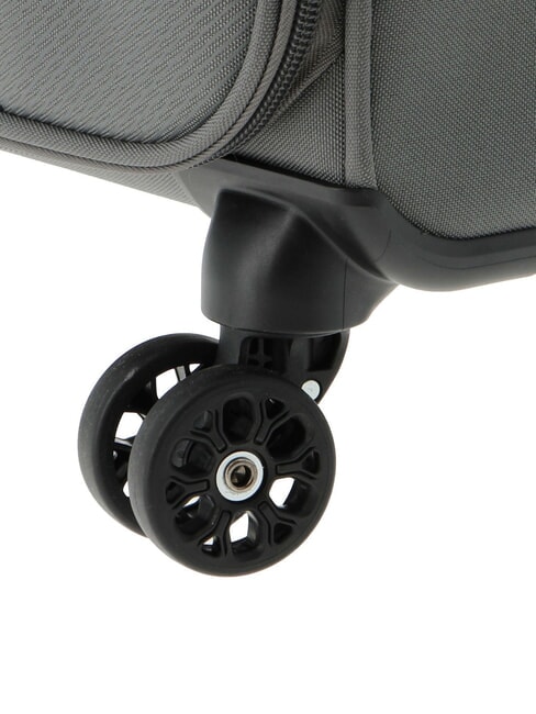 FUN CRUISE Großer erweiterbarer Trolley grau/orange - Halbharte Trolleys