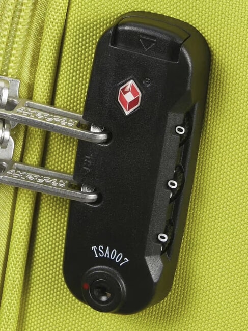 SUN BREAK Mittelgroßer erweiterbarer Trolley Kalk - Halbharte Trolleys