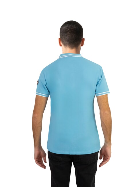 MONDAY Stretch-Kurzarm-Poloshirt Adobe/Weiß - Herren-Polo-Shirts/Herren-Polo-Shirt/Herrenpoloshirt/Herrenpoloshirts