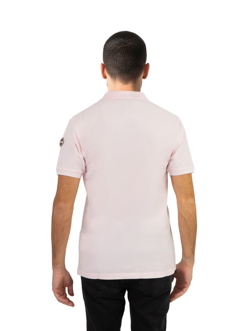 START Kurzarm-Poloshirt mit normaler Passform leicht rosa/weiß - Herren-Polo-Shirts/Herren-Polo-Shirt/Herrenpoloshirt/Herrenpoloshirts