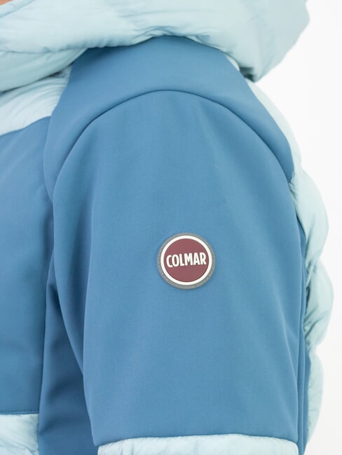 NEW WARRIOR Daunenjacke mit Kapuze dunkelblau-polar - Daunenjacken für Herren