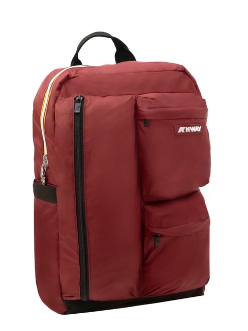 AMBERT 15,6-Zoll-Laptop-Rucksack roter Syrah - PC-Rucksäcke