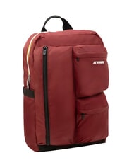 KWAY AMBERT 15,6-Zoll-Laptop-Rucksack roter Syrah - PC-Rucksäcke - 4