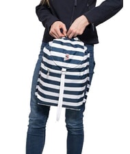 INVICTA MINISAC VINTAGE Faltbarer Rucksack STIMMUNG INDIGO - Rucksäcke für Schule &amp; Freizeit - 5