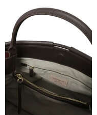 COCCINELLE LISBET GEOMETRIC PATCH Lederhandtasche mit Schultergurt mehrjohannisbeere/braun - Damentaschen - 4