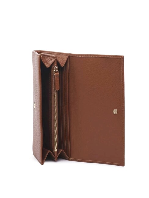 ANEMONE Große Geldbörse aus Leder Cognac - Brieftaschen Damen