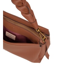 COCCINELLE BOHEME Handtasche, mit Schultergurt, aus Leder Cognac/Noir - Damentaschen - 5