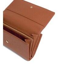 COCCINELLE METALLIC SOFT Großes Lederportemonnaie Cognac - Brieftaschen Damen - 3