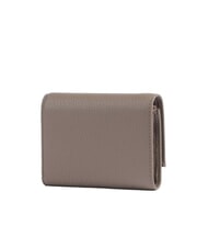 COCCINELLE METALLIC SOFT  Kleine Geldbörse aus Leder warmes Taupe - Brieftaschen Damen - 3