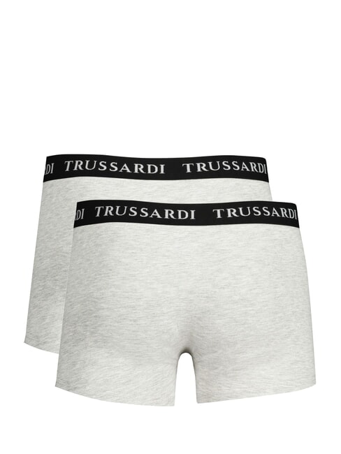 BRANDED ELASTIC Zwei Paar Boxershorts grau meliert - Herrenslip