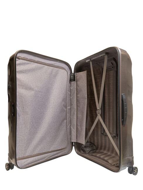 C-LITE Extra großer Trolley Nussbaum - Harte Trolleys