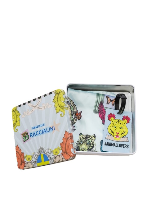 GIFT BOX Schal und Adressanh&auml;nger multi - Schals