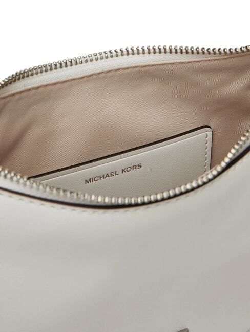 KYLA Schultertasche aus Leder mit Schulterriemen optisches Weiß - Damentaschen