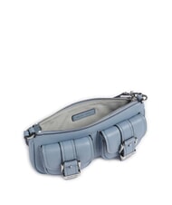 MICHAEL KORS ZOEY Kleine Schultertasche aus Leder Chambray - Damentaschen - 3