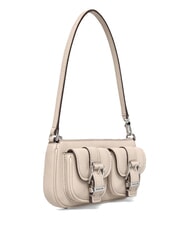 MICHAEL KORS ZOEY Kleine Schultertasche aus Leder heller Sand - Damentaschen - 2