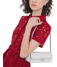 MICHAEL KORS LUDLOW Kleine Schultertasche aus Leder optisches Weiß - Damentaschen - 4