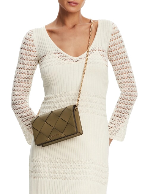 JET SET Mini-Schultertasche grüne Safari - Damentaschen