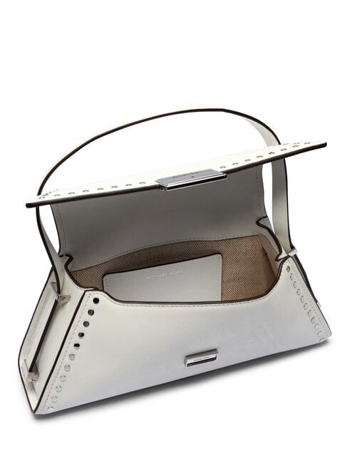 LUDLOW Schultertasche, Leder optisches Weiß - Damentaschen