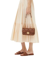 MICHAEL KORS TRIBECA Kleine Schultertasche aus Leder Gepäck - Damentaschen - 5