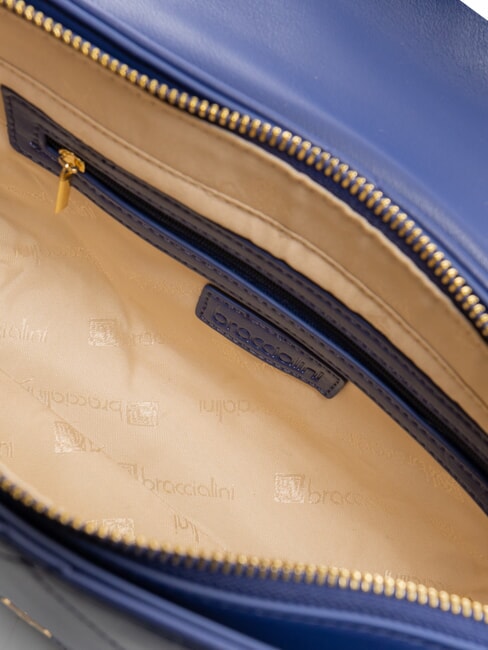 QUILT Handtasche mit Schulterriemen Blau - Damentaschen