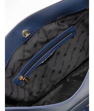 BRACCIALINI GRETA Umhängetasche aus Leder Blau - Damentaschen - 5