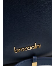 BRACCIALINI GRETA Umhängetasche aus Leder mit Schultergurt Blau - Damentaschen - 3