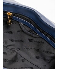 BRACCIALINI GRETA Lederhandtasche mit Schultergurt Blau - Damentaschen - 5