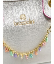 BRACCIALINI BETH Mittelgroße Tasche mit abnehmbarem Beutel Silber - Damentaschen - 4