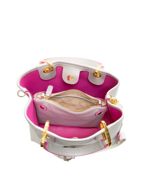 BETH Mittelgroße Tasche mit abnehmbarem Beutel Silber - Damentaschen