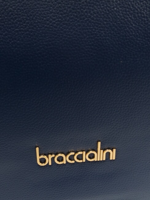 GRETA Umhängetasche aus Leder Blau - Damentaschen