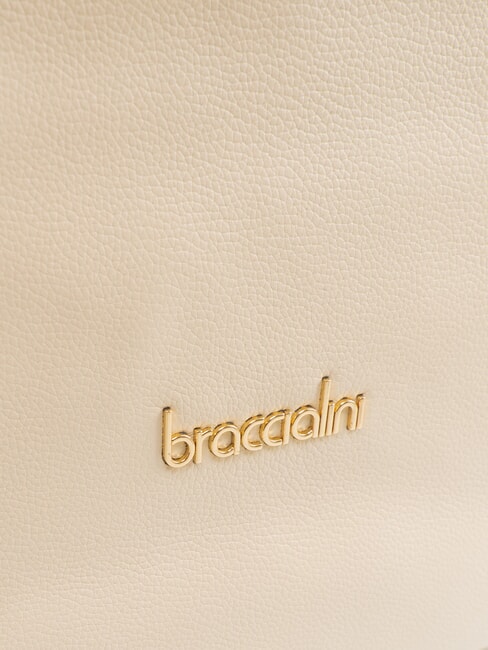 GRETA Umhängetasche aus Leder Beige - Damentaschen