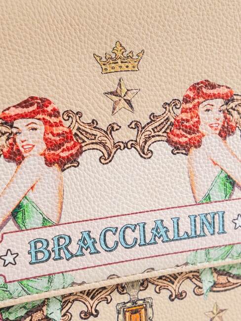 BRITNEY Schultertasche mit Klappe Beige - Damentaschen