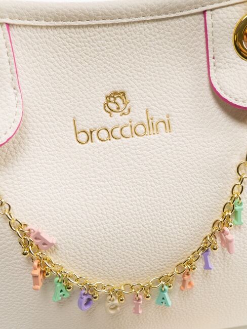 BETH Mittelgroße Tasche mit abnehmbarem Beutel Weiß - Damentaschen